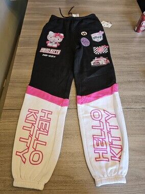 Hello Kitty Juniors Jogger Pants Size XS
